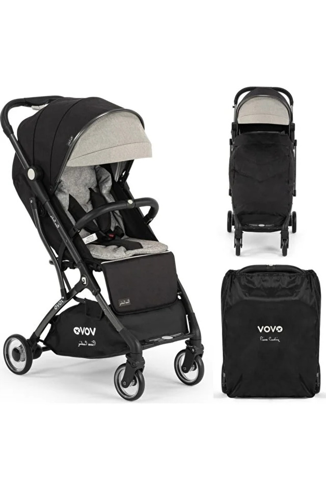 Pıerre Cardin Vovo Kabın Bebek Arabası Sıyah